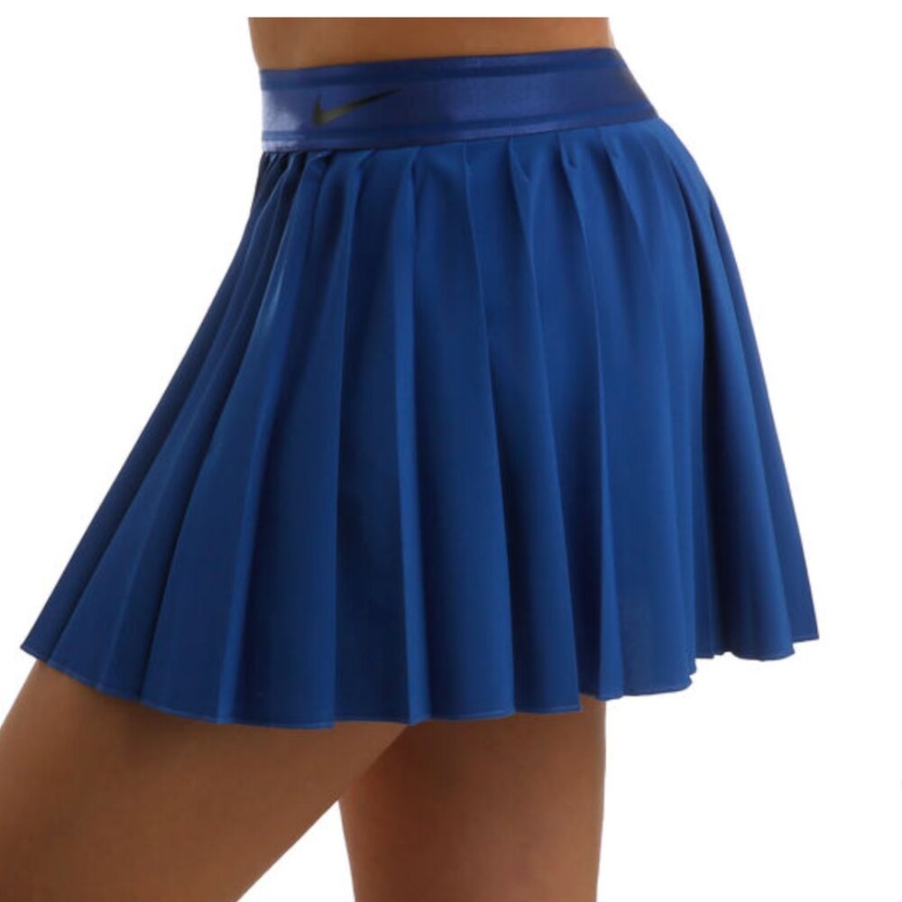 Nike Court Pleated Tennis Skirt Royal Blue size SMALL
